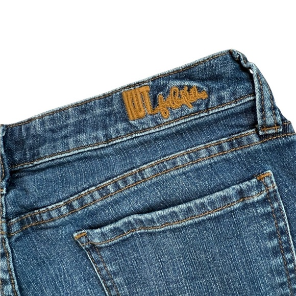 Kut From The Kloth Women’s Size 10 Raw Ankle Hem Light Wash Distressed  Jeans - Picture 10 of 10